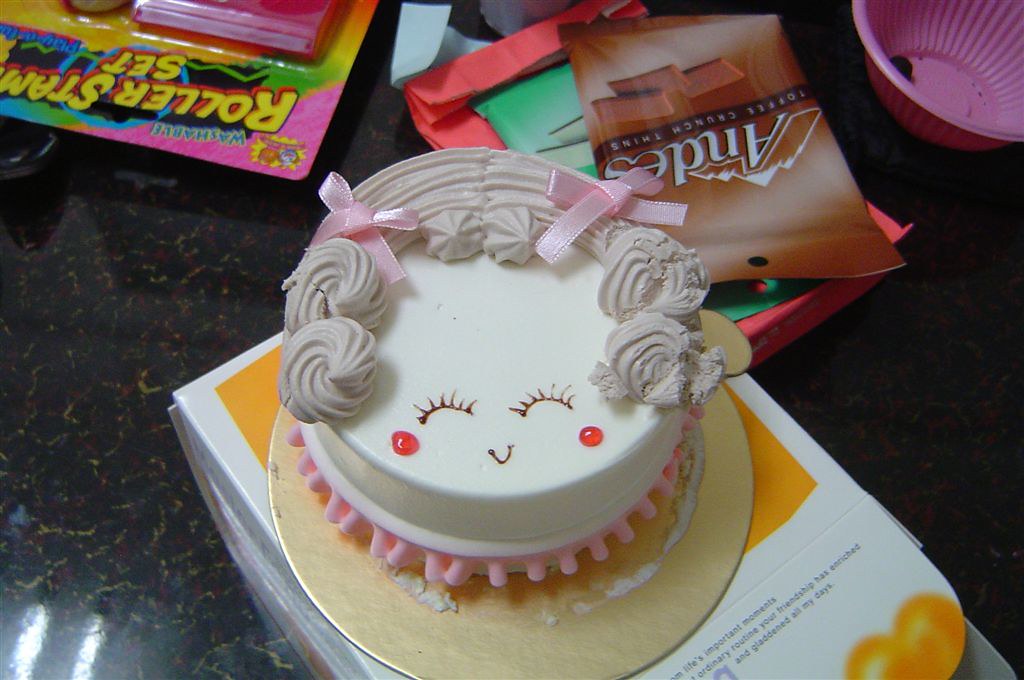 Cute little cake Cute little cake one of my students bough