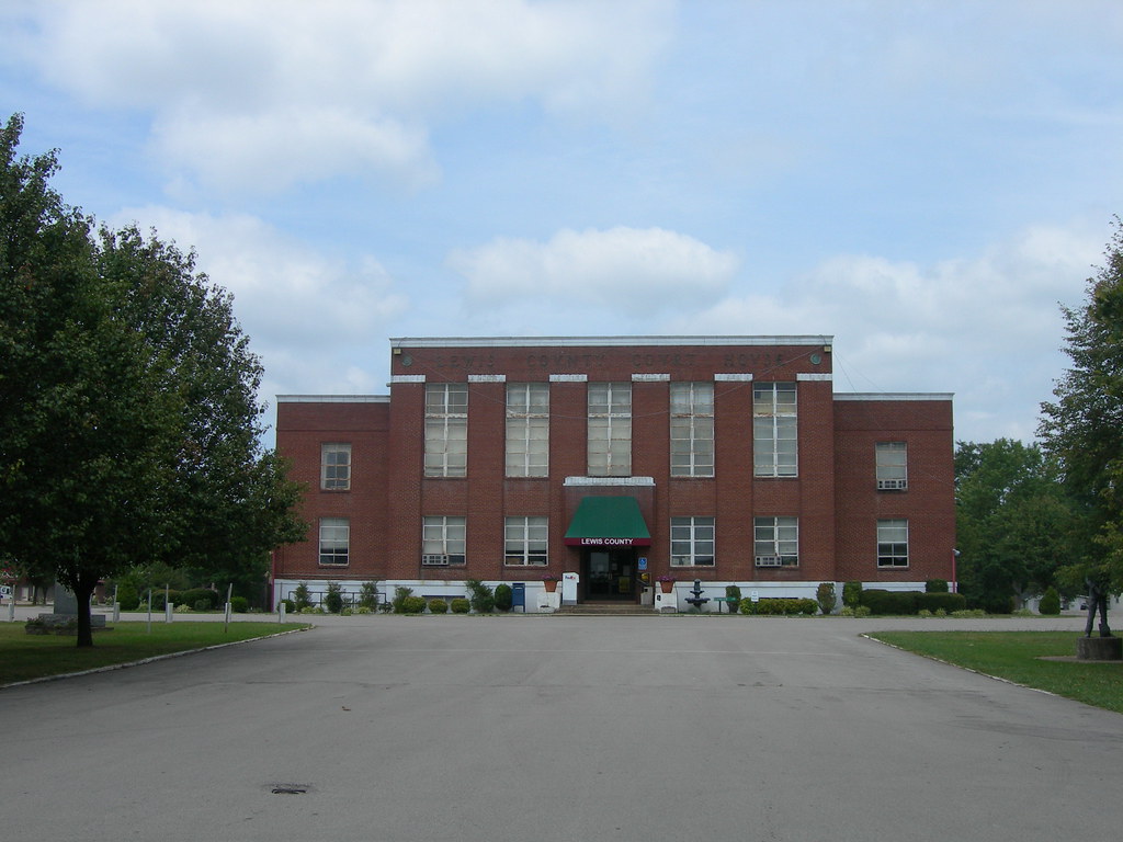 Lewis County Court House Hohenwald, Tennessee Historic mar… Flickr