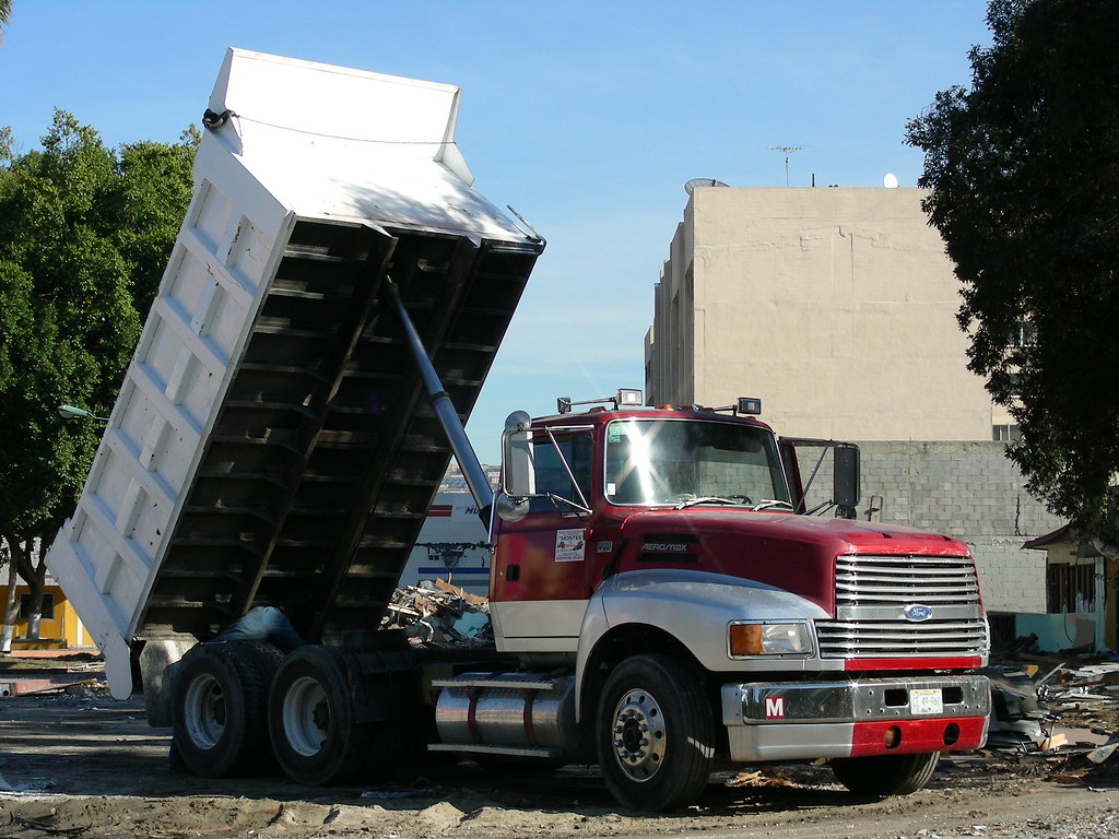 Ford Dump Truck Ford Aeromax dump truck, Tijuana, Mexico. So Cal
