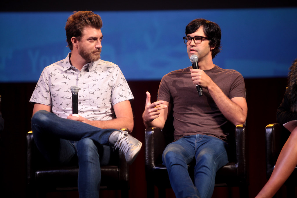 Rhett McLaughlin & Link Neal Rhett and Link speaking at th… Flickr