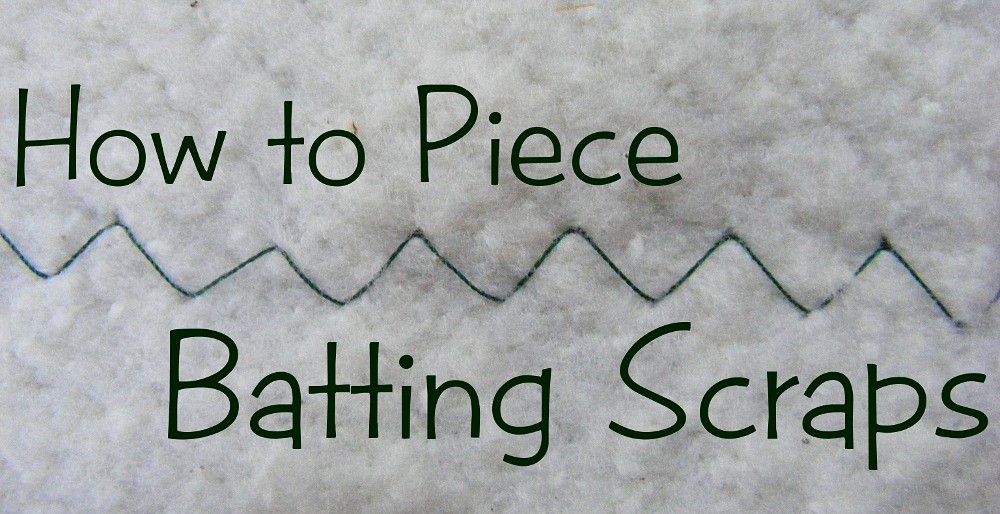 How to Piece Batting Together Got batting scraps? I show y… Flickr