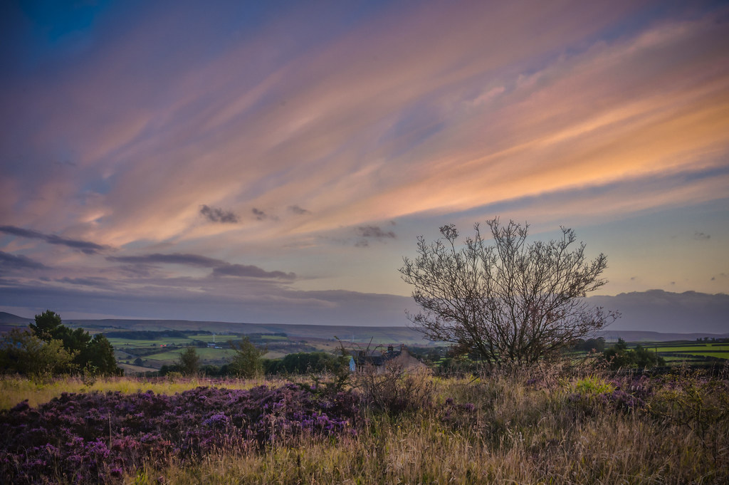 Sunset in Harden Harden Moor, Harden, West Yorkshire, UK Mariusz