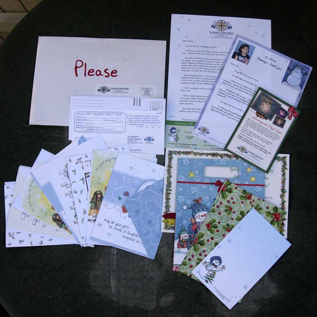 St Joseph'S Indian School Christmas Cards St. Joseph's Indian School junk mail This package includes… Flickr