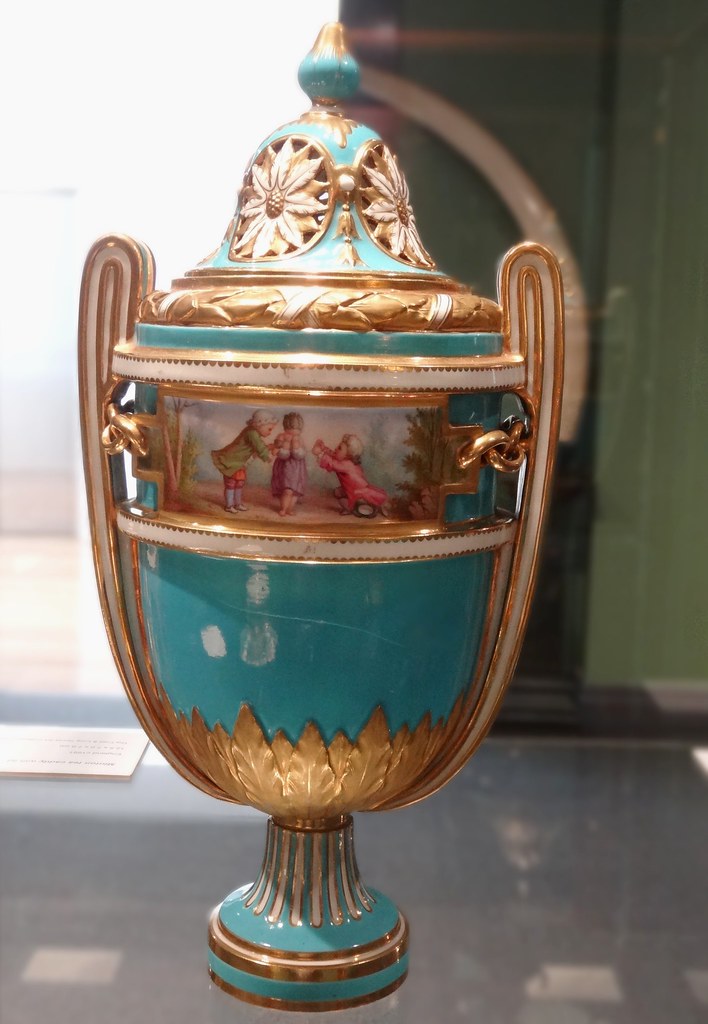 Toowoomba Art Gallery decorative turquoise Sevres style Fr… Flickr