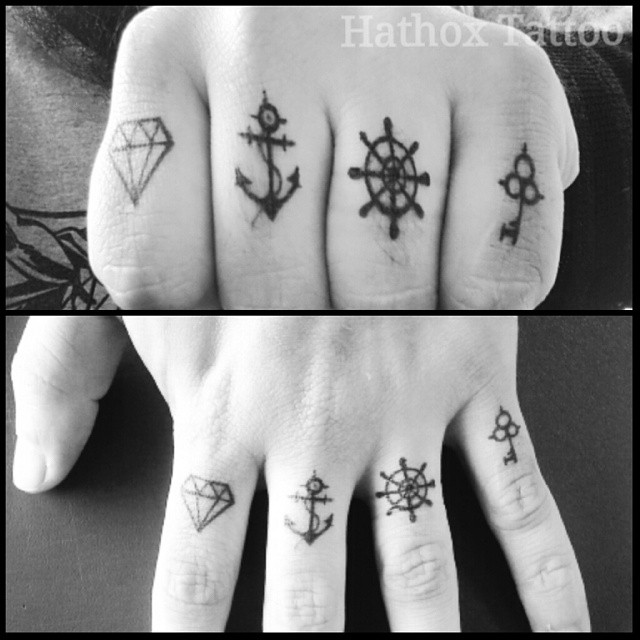 Sera? Talvez? Tattoo Fingers #Tattoofingers #Diamante #Dia… | Flickr 640_x_640_jpg
