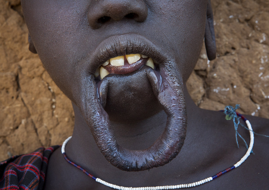Mursi Tribe Woman Without Lip Plate, Hail Wuha Village, Et… Flickr