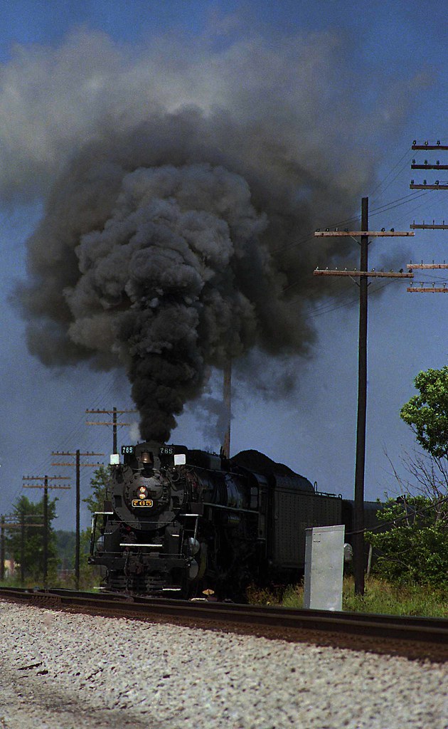 NKP 765 Casad Depot, Indiana Despite not even moving at w… Flickr
