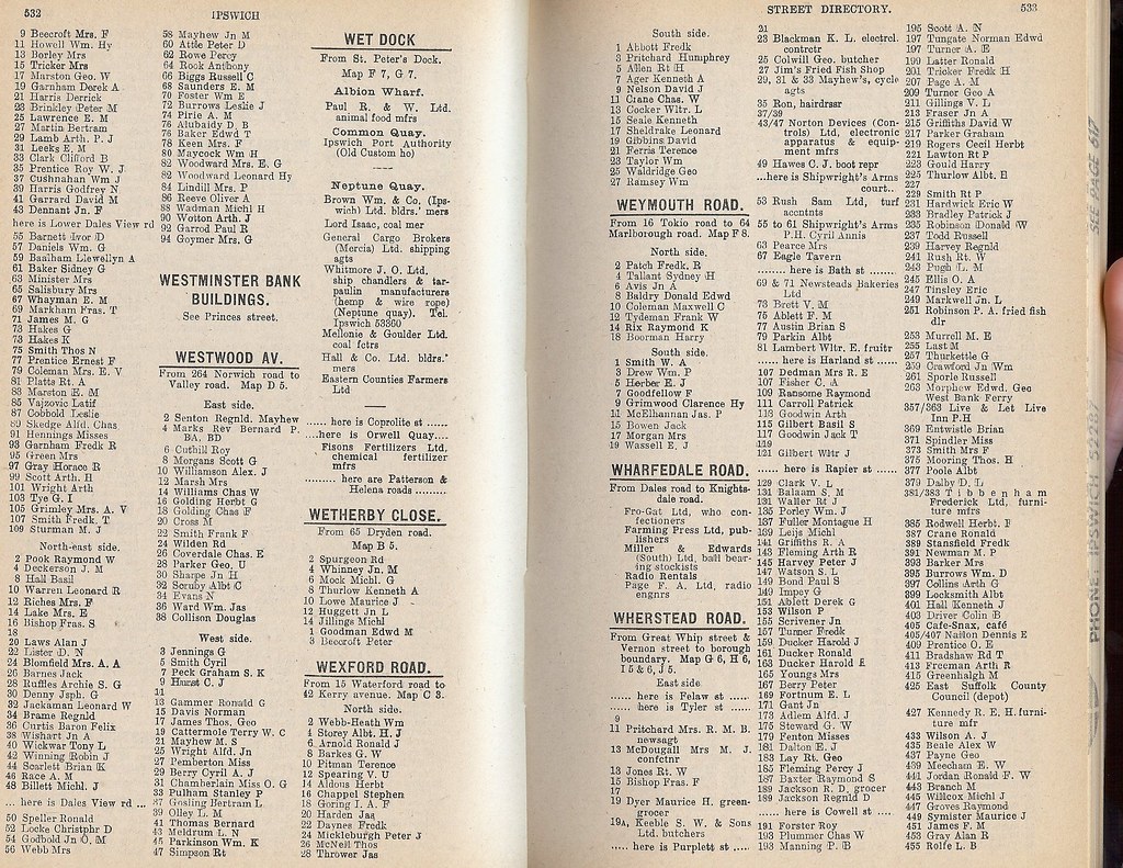 125 Westholme Rd to Wherstead Rd Kellys Ipswich 1975. Ever… Flickr