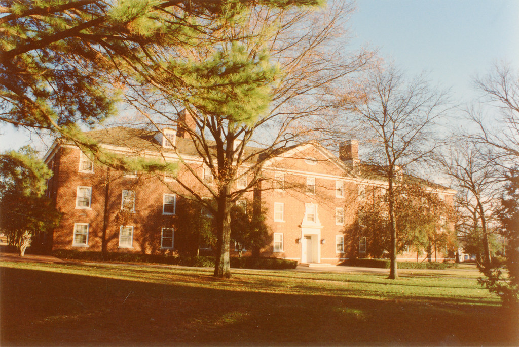 00379 Hardin Hall, viewed from northwest, December, 1990 Hendrix