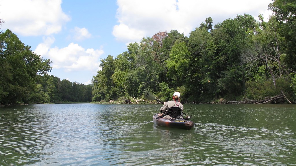 Paddling the Fishing Kayak Illinois River, NE Oklahoma Lab… Flickr