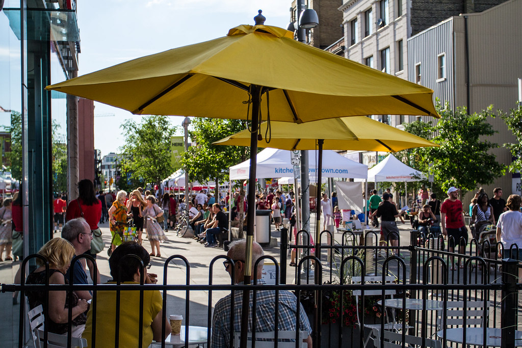 Canada Day Downtown Kitchener Patio Goers Downtown Kitch… Flickr