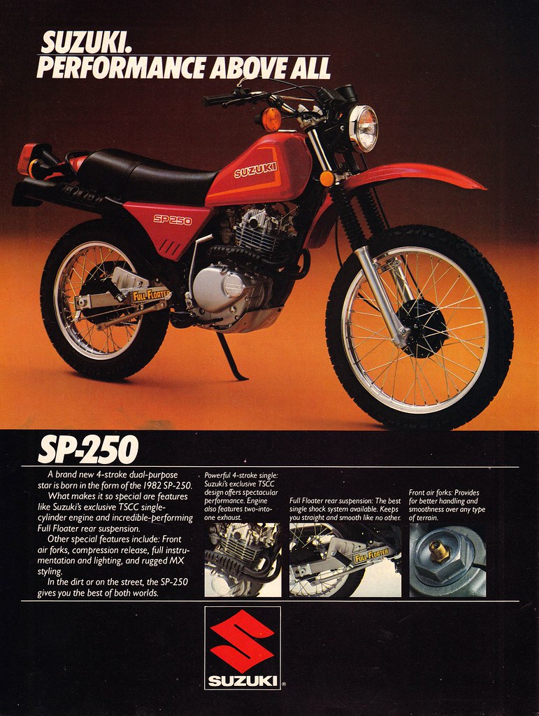 1982 Suzuki SP250 Tony Blazier Flickr