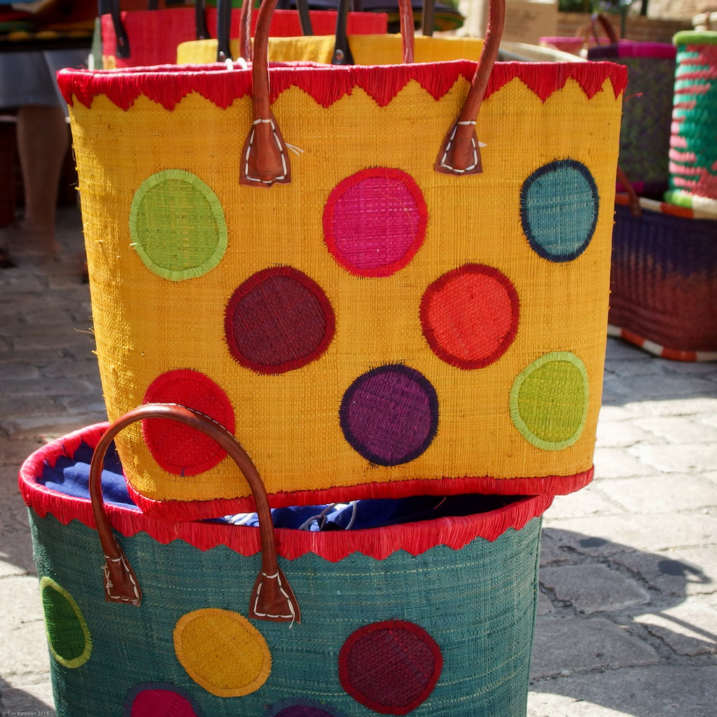 Baskets Baskets for sale at a local village market South… Flickr