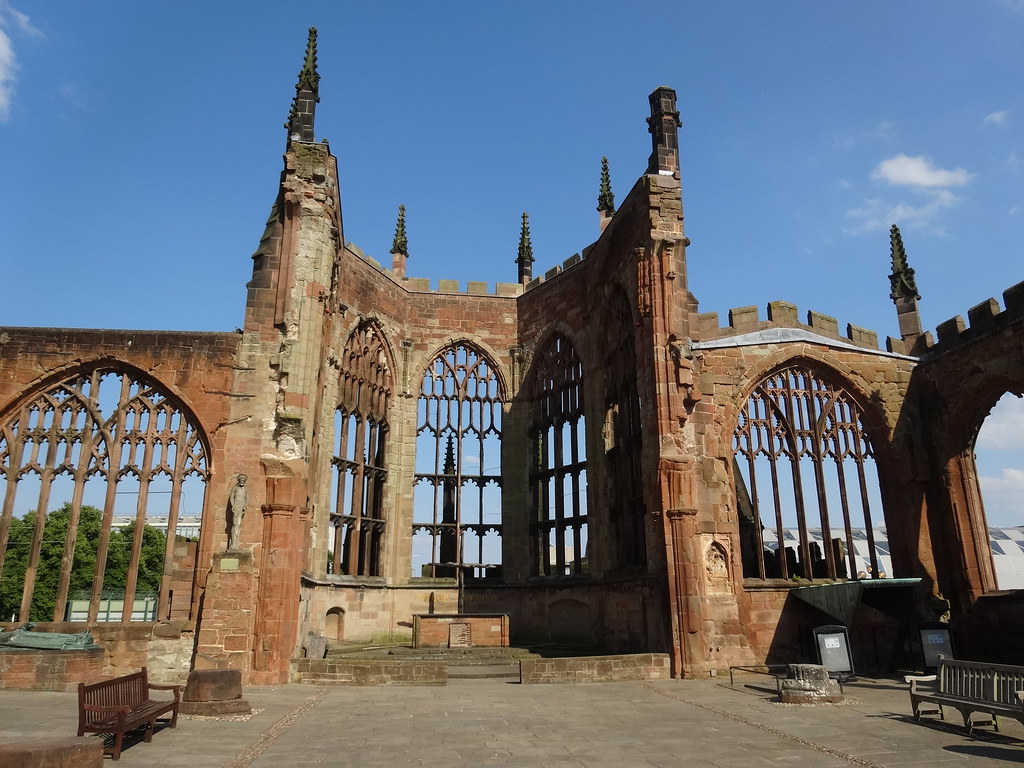 Coventry Cathedral Ruins St Michael's Cathedral was large… Flickr