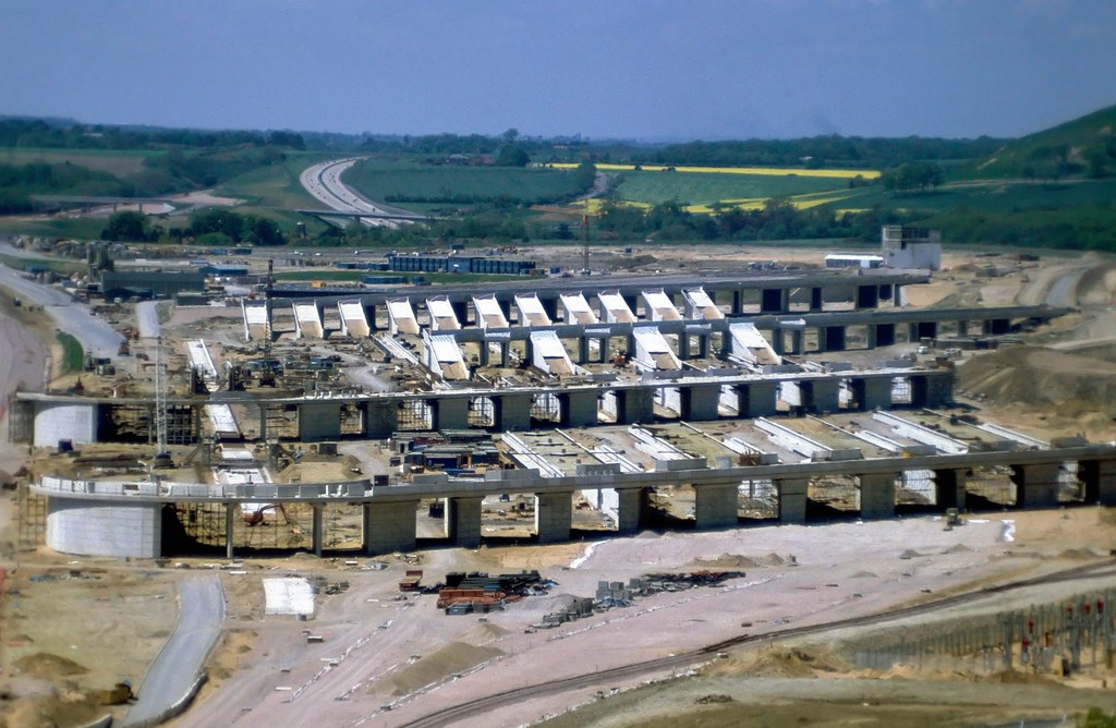Folkestone (Cheriton) Channel Tunnel Terminal. Summer 1991… Flickr