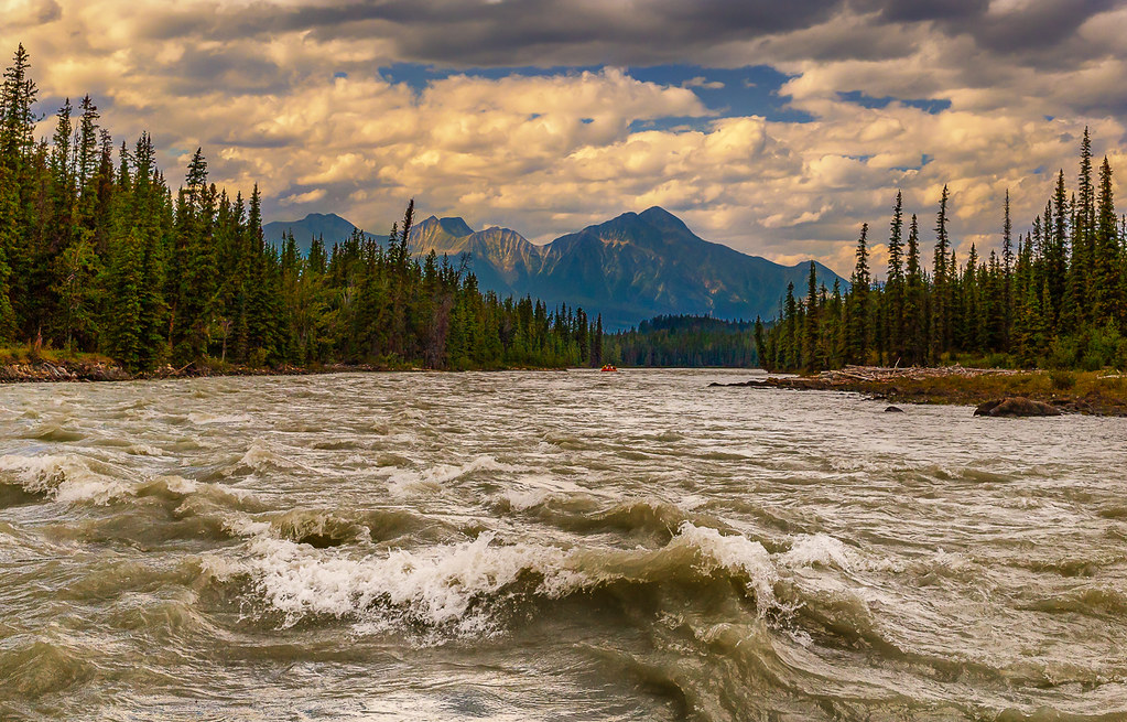 Rafting Choppy Athabasca Athabasca River. Jasper National … Flickr