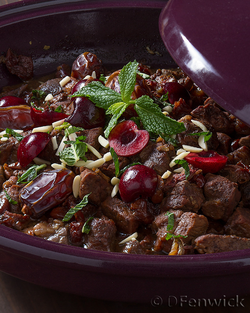 lamb cherry tajine Lamb tagine with cherries, dates and mi… Dan