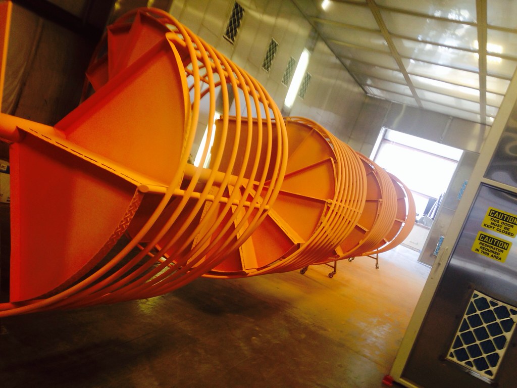 Spiral Stairs AR Powder Coating