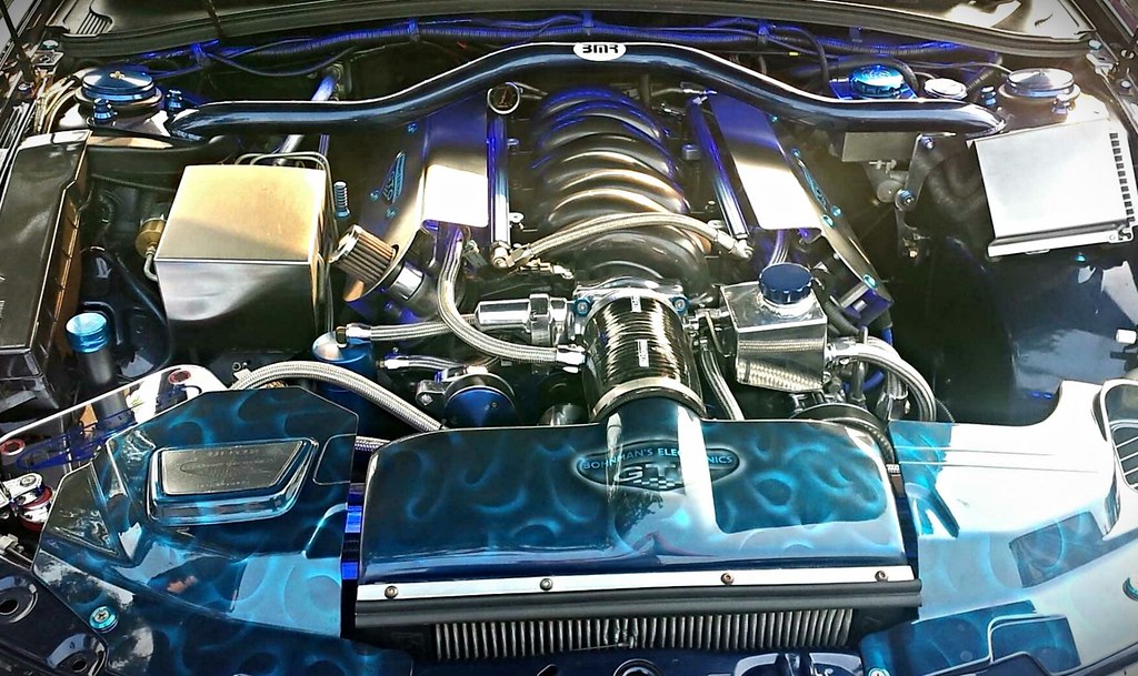 Super sick engine bay on a 2006 Pontiac Gto 6.0 | Josh Kincl | Flickr