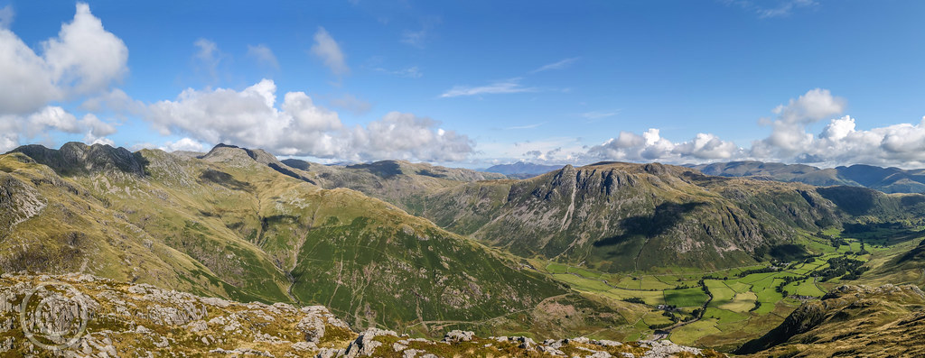 The Band Langdale Panorama We were in The Lake District … Flickr