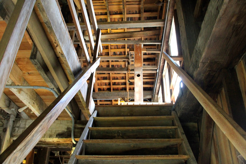 Stairs, Stockdale Mill, Roann, Indiana Daniel X. O'Neil Flickr