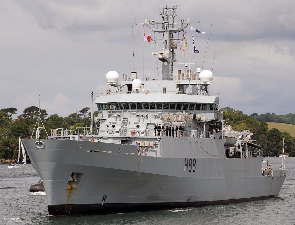 HMS Enterprise HMS Enterprise coming into HM Naval Base De… Flickr