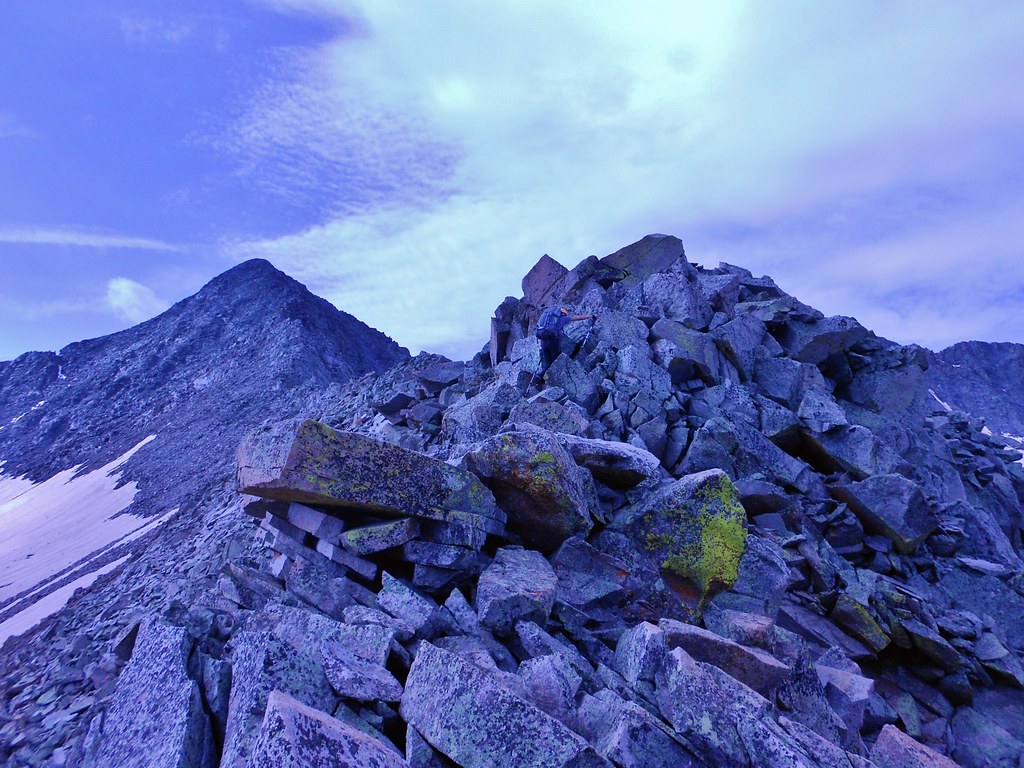Gladstone Peak from Saddle of North Ridge July 26, 2014 Ta… Flickr