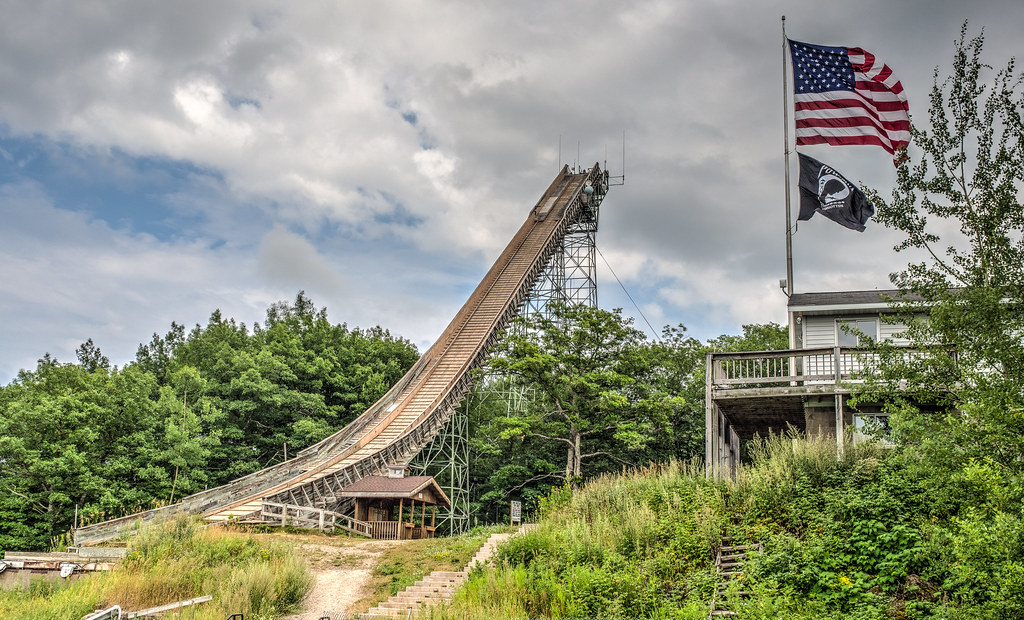 Pine Mountain Ski Jump Iron Mountain, MI. Also the site of… Flickr