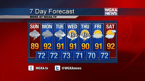 PM Thunderstorms today for Macon, Warner Robins and all of… Flickr