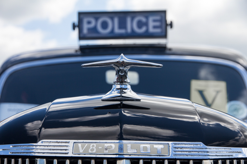 Ford V8 Pilot 1951 Police Car at Brooklands. Phil Amesbury Flickr