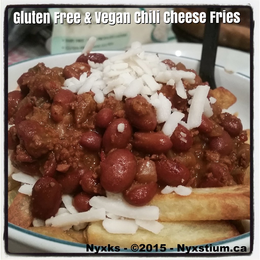 Gluten Free n Vegan Chili Cheese Fries Image is of Vegan M… Flickr