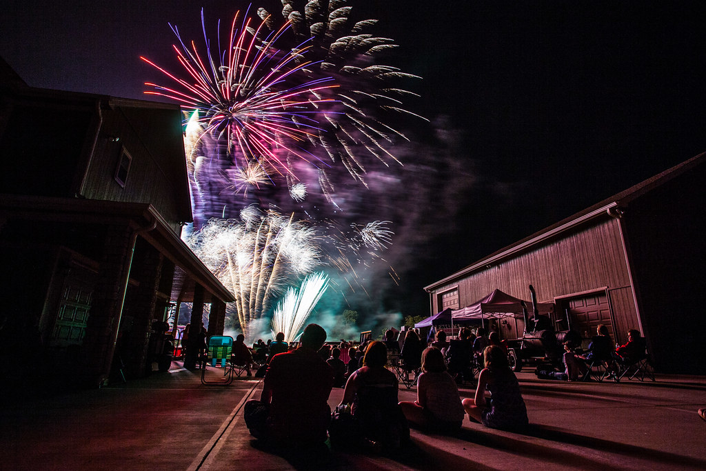Faith's Warriors Benefit Fireworks Fireworks show at the c… Flickr