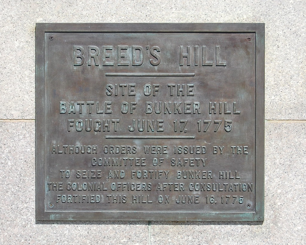 Breed's Hill Historic Marker Boston National Historic Park… Flickr