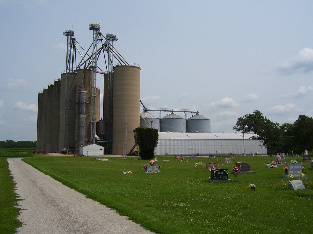Long Point IL Grain Elevators Karas Hall Flickr