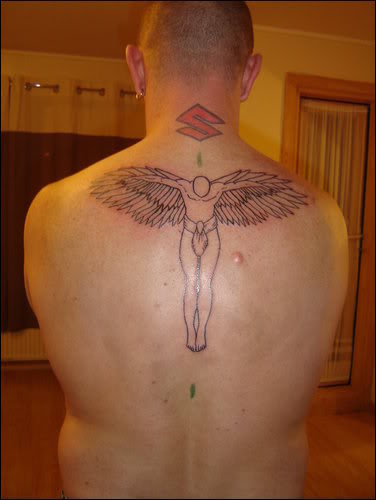 Upperback Male Angel Tattoo Ideas For Men #147 - A Photo On Flickriver 500_x_376_jpg