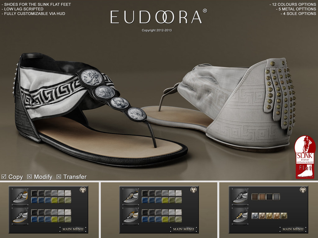 Eudora 3D Artemis Sandals (Slink Flats) Main BBG Eudora 3D… Flickr