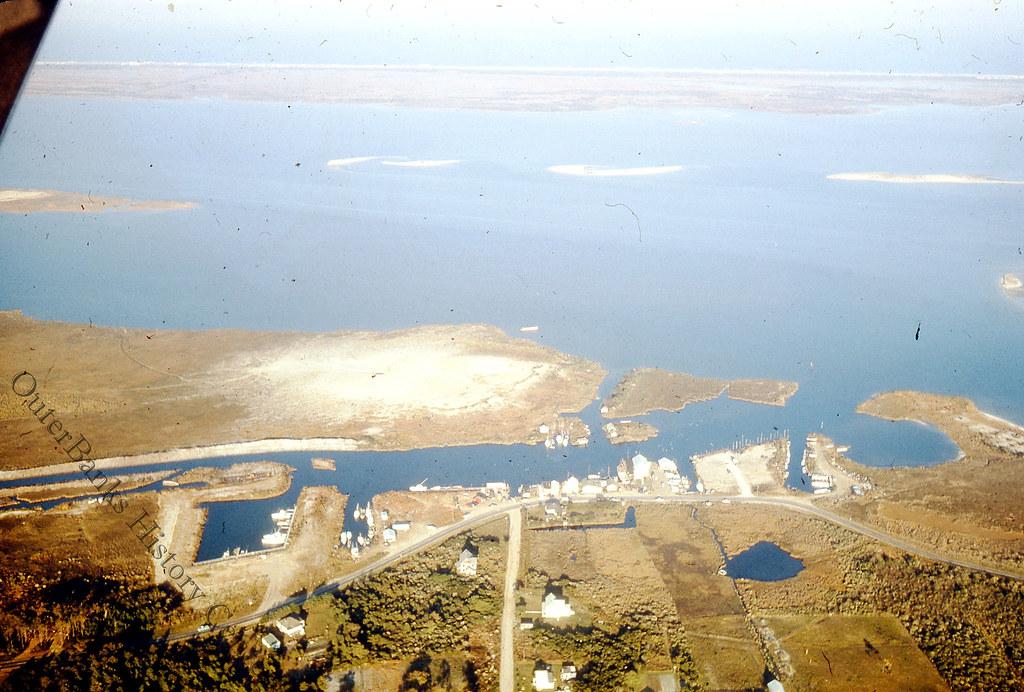 Wanchese Harbor Aycock Brown Collection, April 1965 Outer Banks