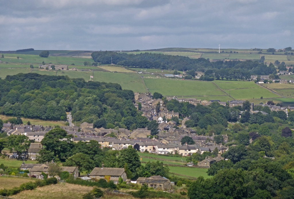 Haworth from Height Lane, Oxenhope Tim Green Flickr