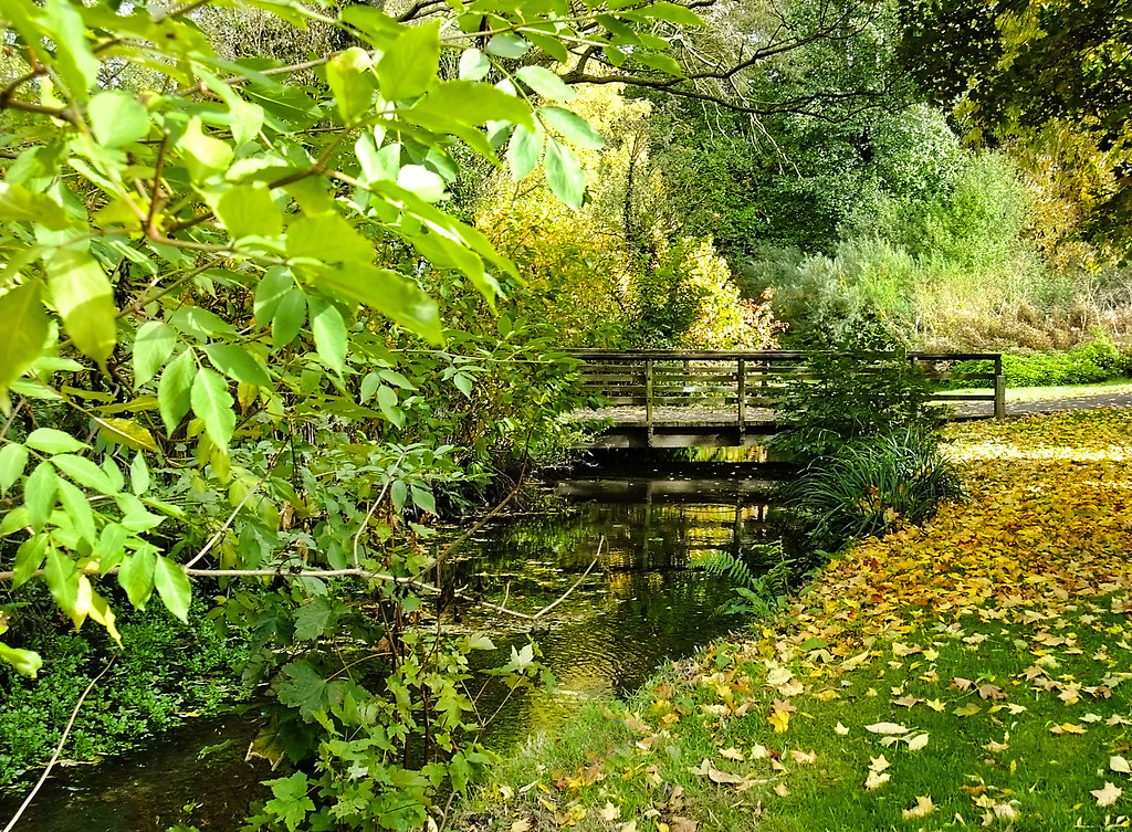 The River Loddon Flowing Through Eastrop Park The River Lo… Flickr