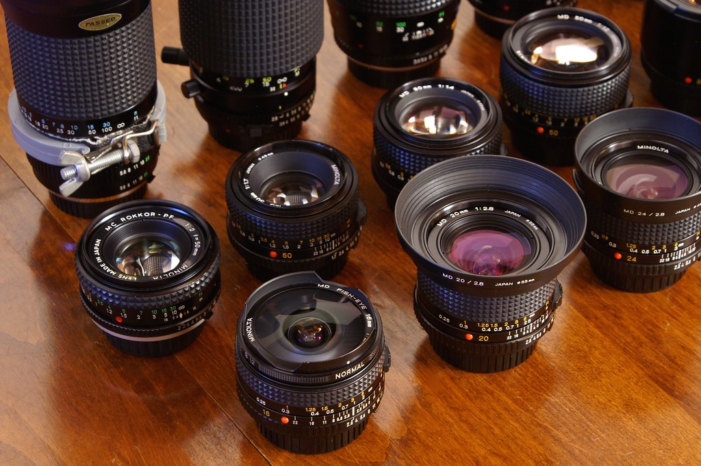 Minolta lenses Minolta lenses JeanMarc Celinan Flickr