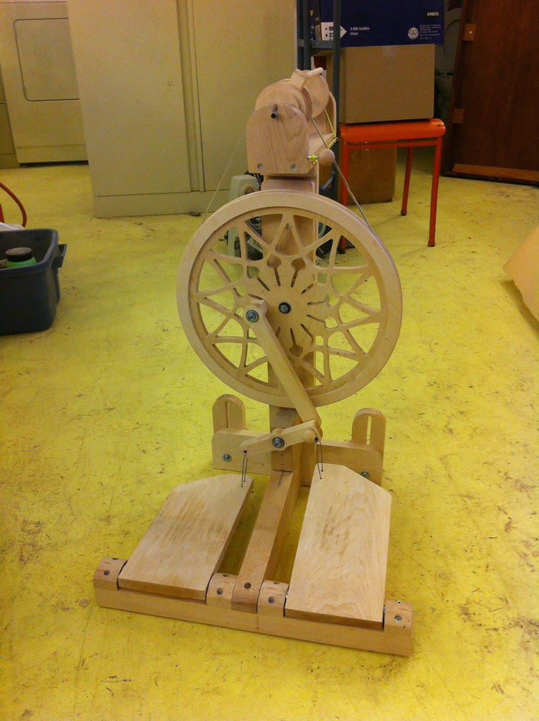 Zephyr Spinning Wheel by John Tribe 2 Woodworking plans av… Flickr