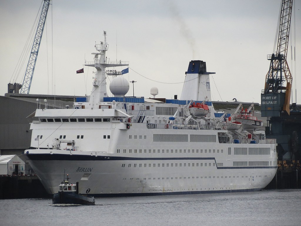 Cruise ship 'Berlin' Docked in Belfast Harbour on 5