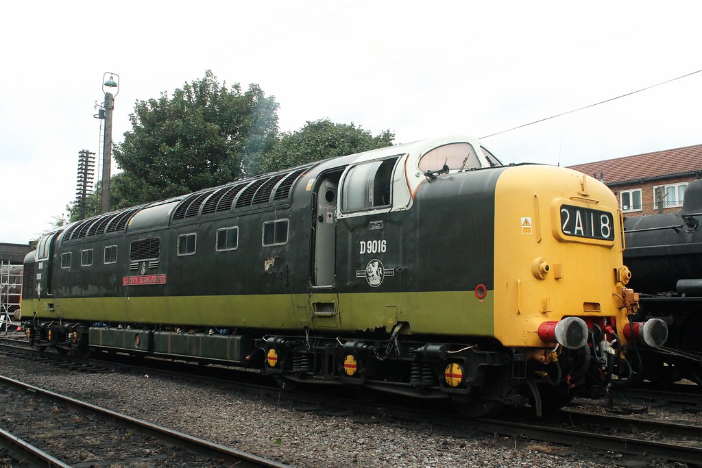 Class 55 55016 'Gordon Highlander' Loughborough (GCR) Flickr