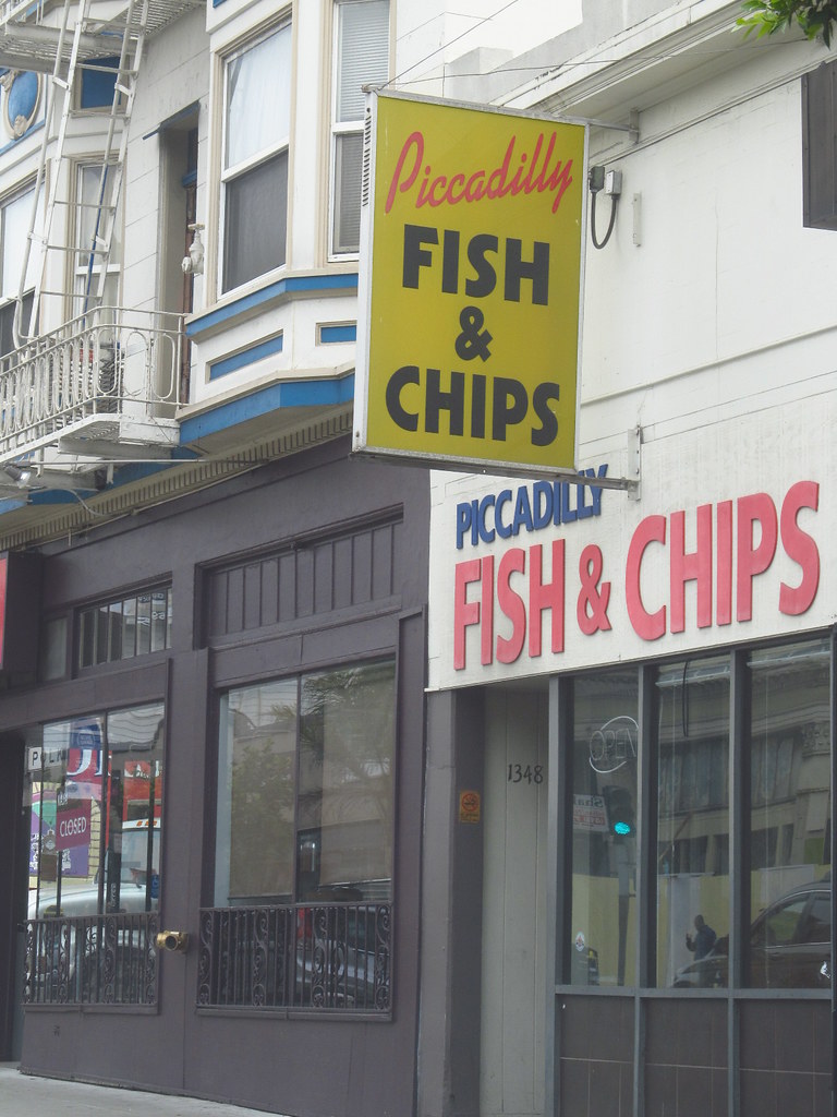 Piccadilly Fish & Chips Polk Street; San Francisco Flickr