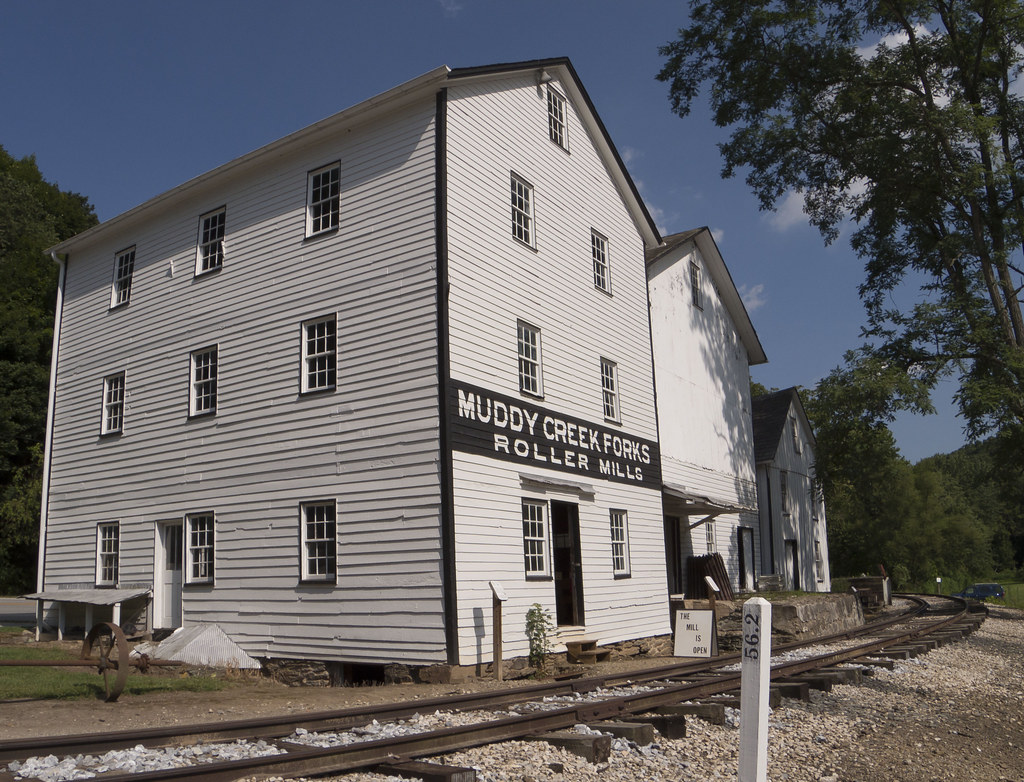 Muddy Creek Forks Roller Mill Historic mill open to the pu… Flickr