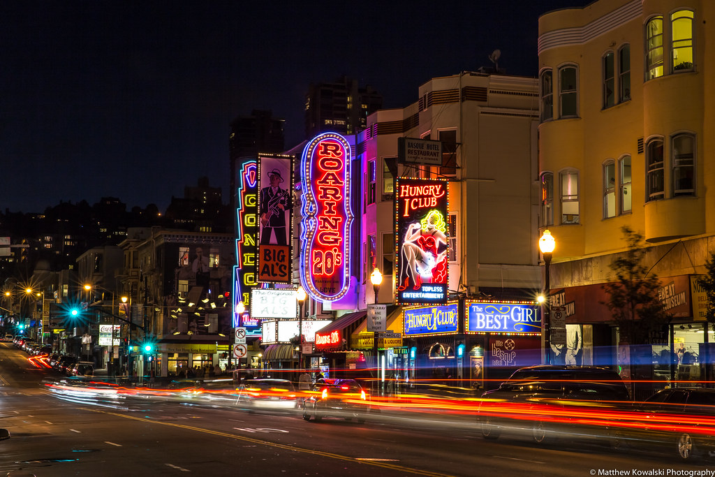 Broadway Street San Francisco The stretch of Br… Flickr