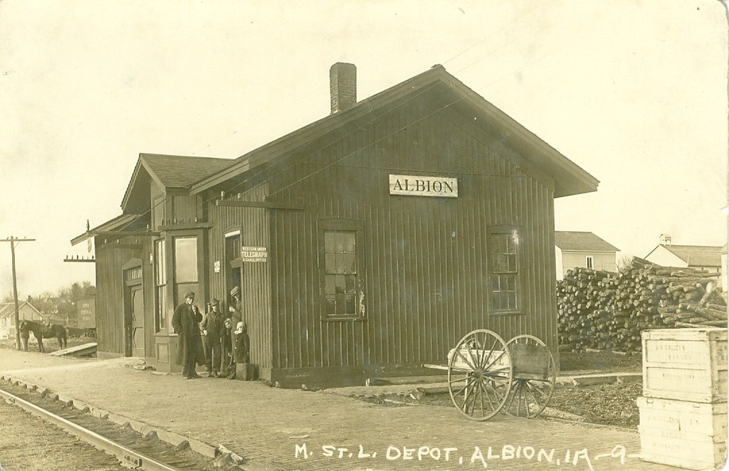 Albion, Iowa, Depot, Station, Minneapolis & St. Louis Rail… Flickr