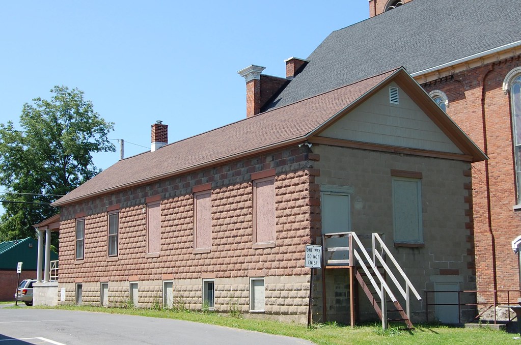 Wolcott, NY Side view This cobblestone building houses t… Flickr