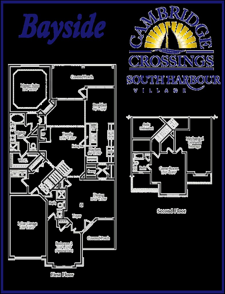bayside floor plan Cambridge Crossings The dramatic entran… Flickr
