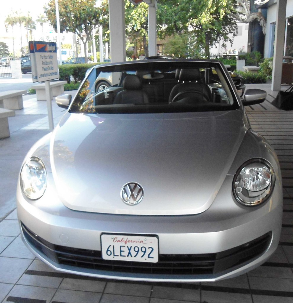 2014 Volkswagen Beetle Convertible rental car Los Angeles Flickr
